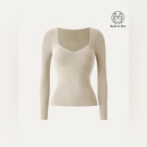 OGL Light Thermal Sweetheart Neck Slim Brami Top xsmall